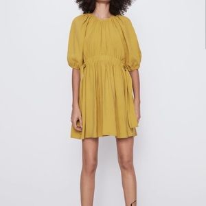 Zara Mustard Yellow Dress